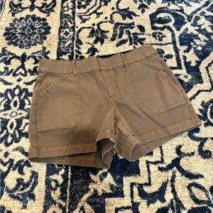 Buckle Tan Women's Cargo Shorts